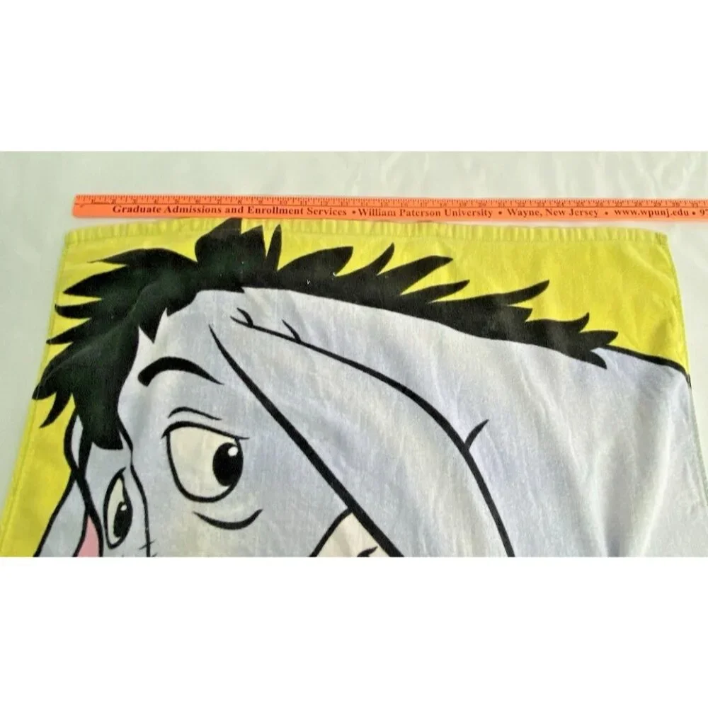 Disney Winnie the Pooh Beach Towel Piglet Eeyore Pool Swim Towel 29 x 56 READ
